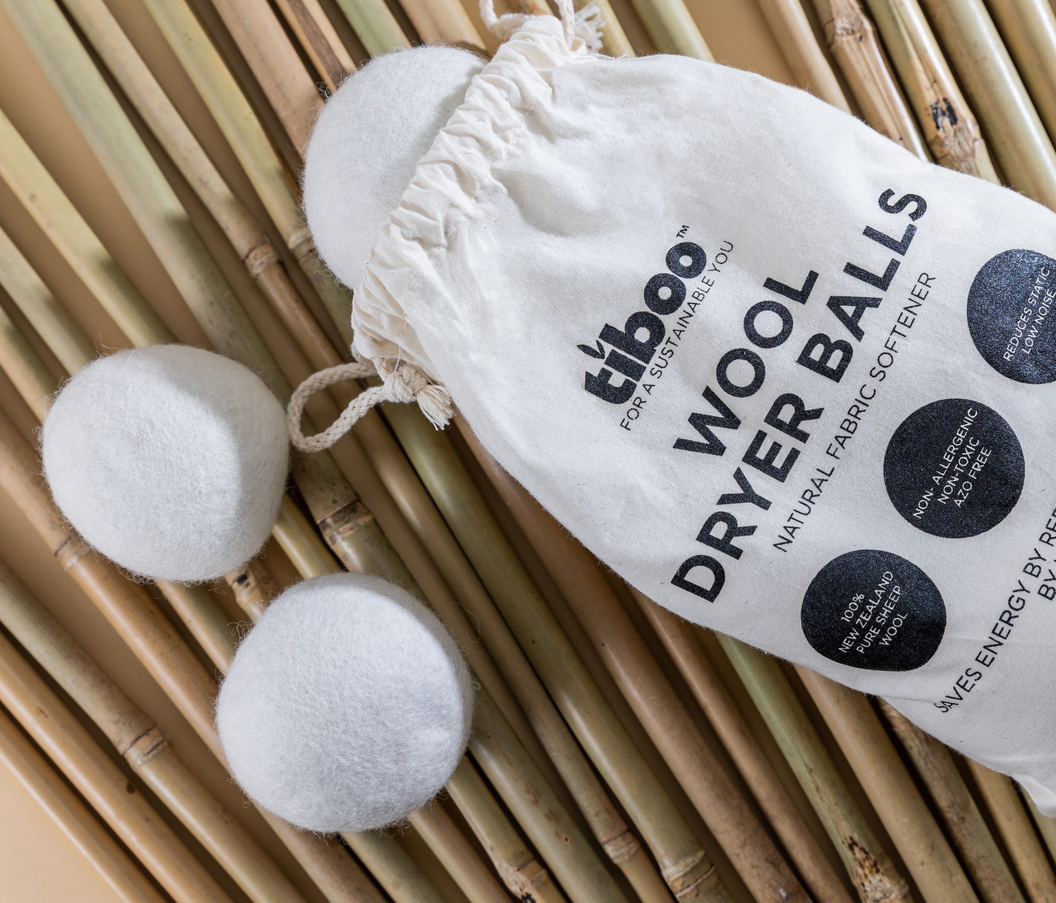 100 New Zealand Sheep s Wool Tumble Dryer Balls X 6